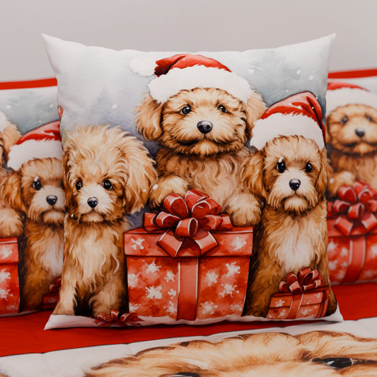 Cuscini, Copricuscini Divano, Cuscini Arredo Natalizi Dog