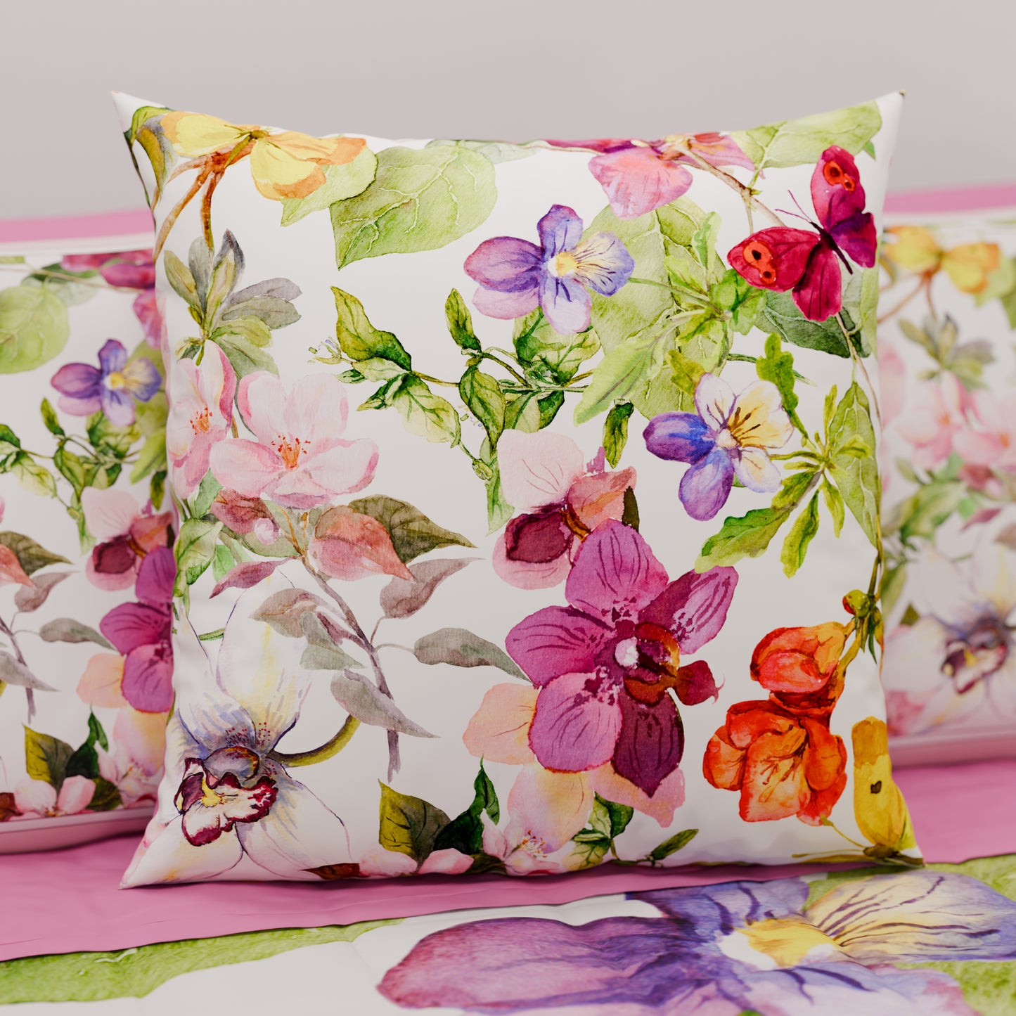 Coussins, housses de coussin pour canapé, coussins décoratifs en impression numérique Papillons