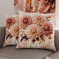 Coussins, Housses de coussin pour canapé, Coussins décoratifs en impression numérique florale Fleur Poudrée