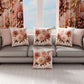 Coussins, Housses de coussin pour canapé, Coussins décoratifs en impression numérique florale Fleur Poudrée