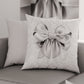 Coussins, Housses de coussin pour canapé, Coussins décoratifs en impression numérique Noeud Gris