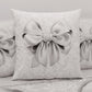 Coussins, Housses de coussin pour canapé, Coussins décoratifs en impression numérique Noeud Gris