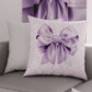Coussins, Housses de coussin pour canapé, Coussins décoratifs en impression numérique Nœud Lilas
