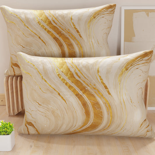 Federe Cuscini in Stampa Digitale, Marmo Beige