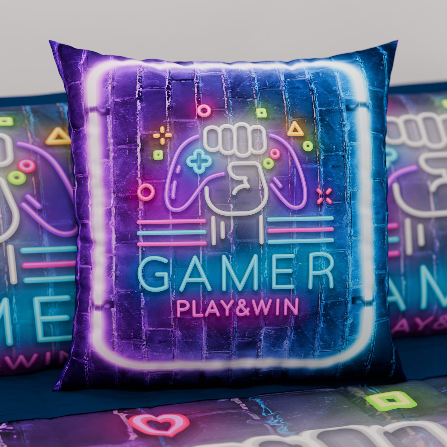 Coussins, housses de coussin pour canapé, coussins décoratifs en impression numérique Gamer