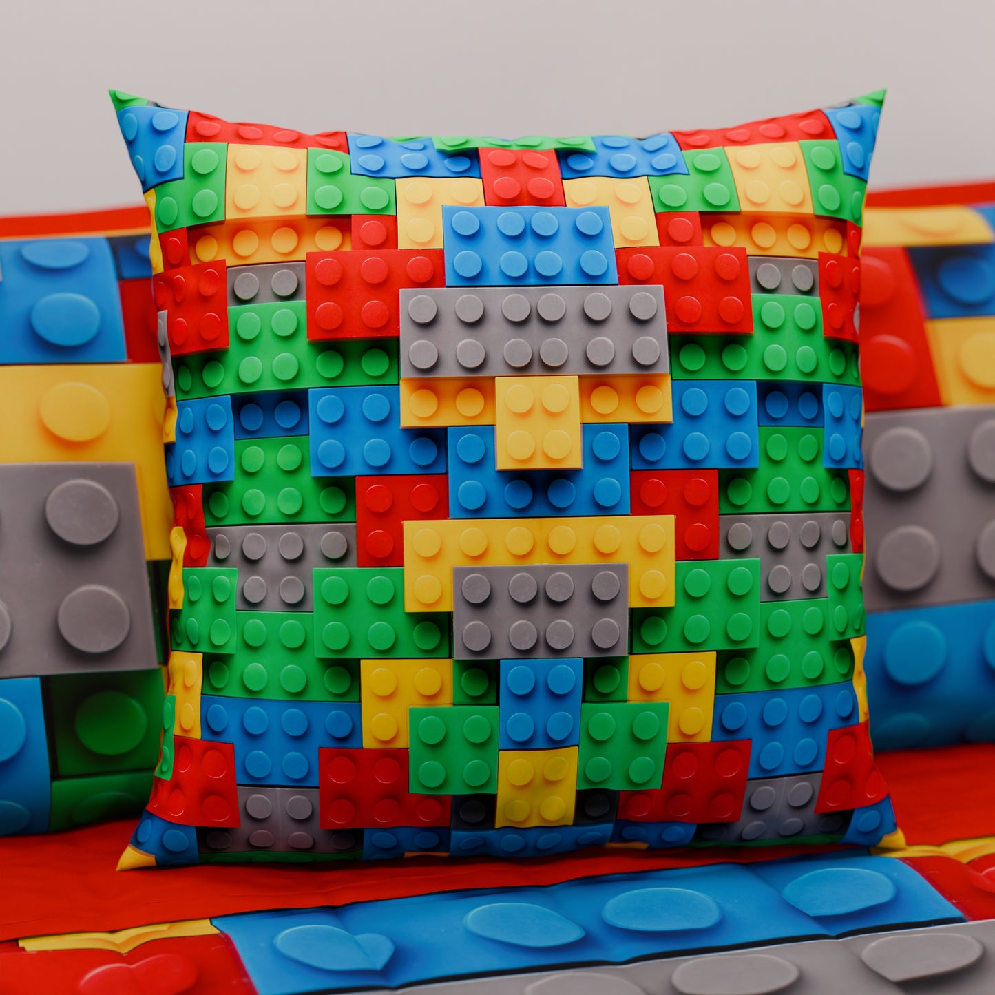 Coussins, Housses de coussin pour canapé, Coussins décoratifs en impression numérique Lego