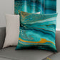 Coussins, Housses de coussin pour canapé, Coussins décoratifs en impression numérique Marble 02 Vert