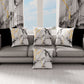 Cuscini, Copricuscini Divano, Cuscini Arredo in Stampa Digitale Marble 06 Grigio Chiaro