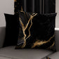Cuscini, Copricuscini Divano, Cuscini Arredo in Stampa Digitale Marble 07 Nero