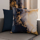 Coussins, Housses de coussin pour canapé, Coussins décoratifs en impression numérique Marble 08 Bleu