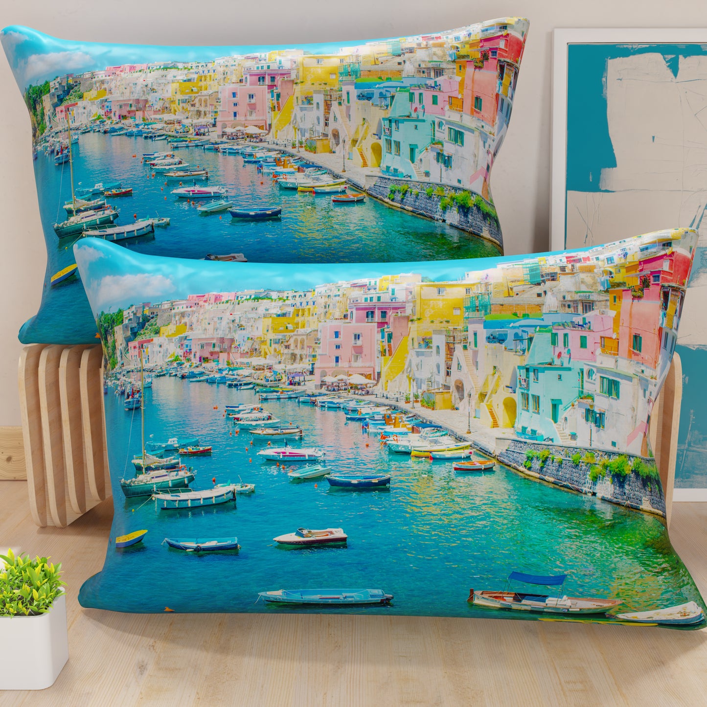 Federe, Federe Cuscini in Stampa Digitale, Procida