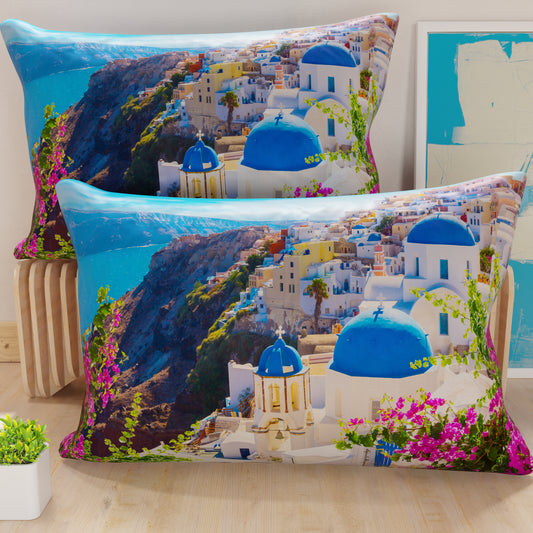 Federe, Federe Cuscini in Stampa Digitale, Santorini