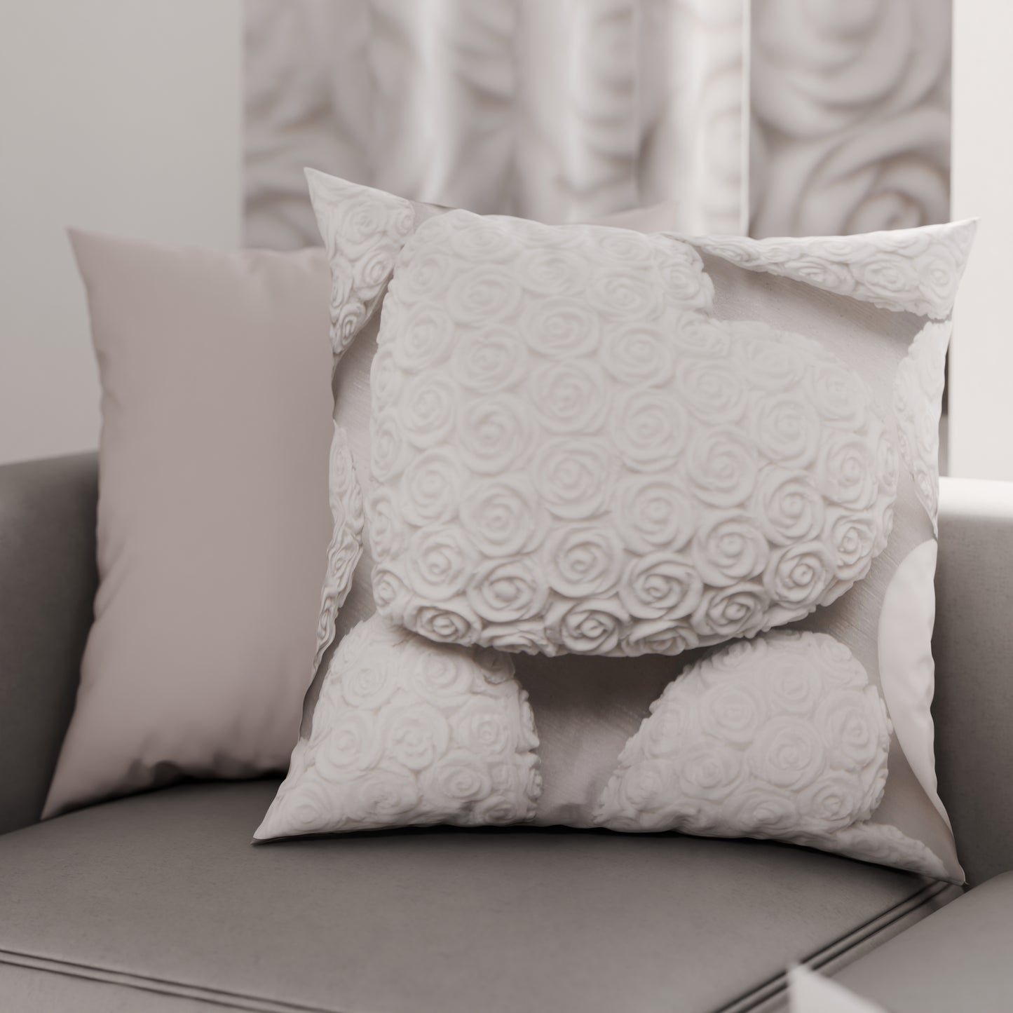 Coussins, Housses de coussin pour canapé, Coussins décoratifs en impression numérique Shabby 03