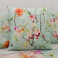 Coussins, Housses de coussin pour canapé, Coussins décoratifs en impression numérique Spring 03 Acquamarine
