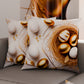 Coussins, Housses de coussin pour canapé, Coussins décoratifs en impression numérique Pâques Golden Easter