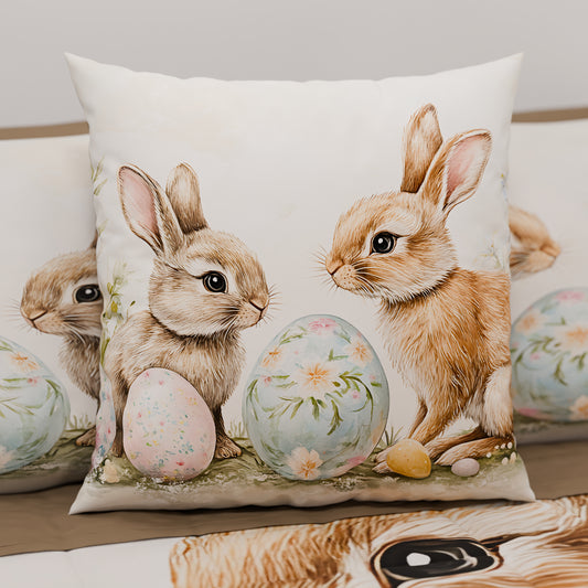 Cuscini, Copricuscini Divano, Cuscini Arredo in Stampa Digitale Pasqua Eggy Love