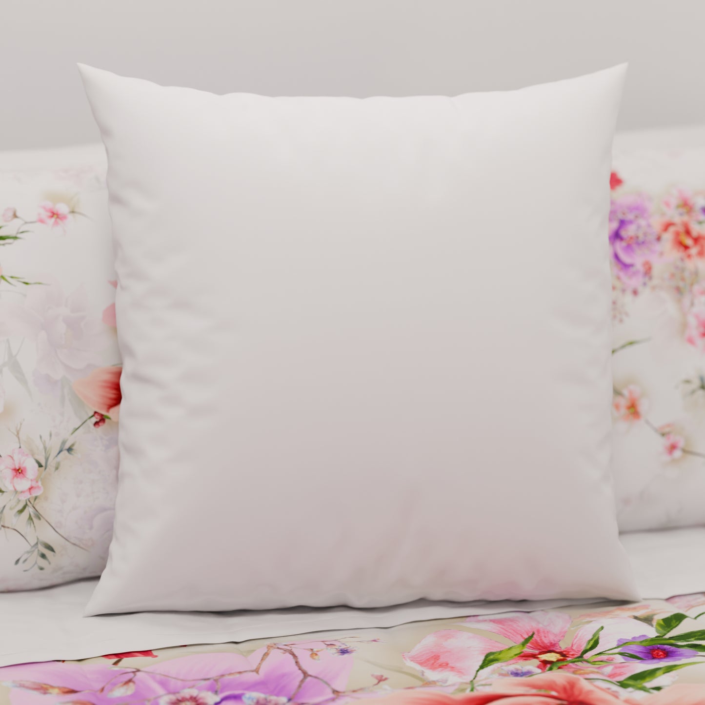 Coussins, Housses de coussin pour canapé, Coussins décoratifs unis, Blanc