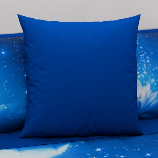 Cuscini, Copricuscini Divano, Cuscini Arredo in Tinta Unita, Blu Elettrico