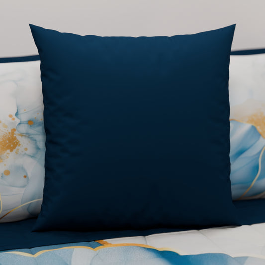 Cuscini, Copricuscini Divano, Cuscini Arredo in Tinta Unita, Blu Notte