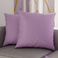 Coussins, Housses de Coussin pour Canapé, Coussins Décoratifs Uni, Lilas