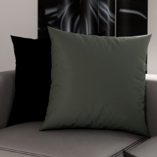 Cuscini, Copricuscini Divano, Cuscini Arredo in Tinta Unita, Grigio Scuro/Nero