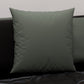 Cuscini, Copricuscini Divano, Cuscini Arredo in Tinta Unita, Grigio Scuro/Nero