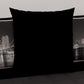 Coussins, Housses de coussin pour canapé, Coussins décoratifs unis, Noir