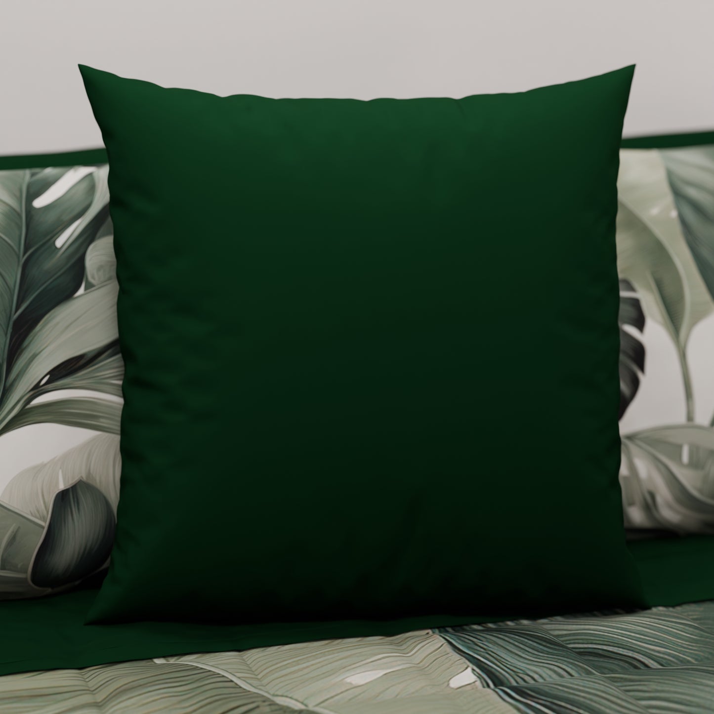 Cuscini, Copricuscini Divano, Cuscini Arredo in Tinta Unita, Verde Smeraldo