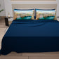 Draps en coton, Parure de lit avec taies d'oreiller en impression numérique, Polignano a Mare