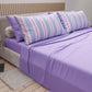 Lenzuola in Cotone, Completo Letto con Federe in Stampa Digitale Mille Righe 10