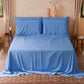 Lenzuola Matrimoniali Singole Cotone Azzurro Made in Italy | PETTI Artigiani Italiani