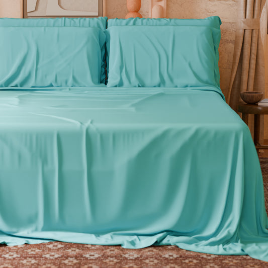 Lenzuola Matrimoniali, Singole, Una Piazza e Mezza, in Cotone, Tiffany