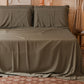 Double, single, one and a half square sheets, 100% cotton, dove gray