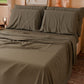 Double, single, one and a half square sheets, 100% cotton, dove gray