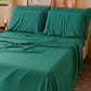 Draps doubles, simples, une place et demie, en coton, ottanio