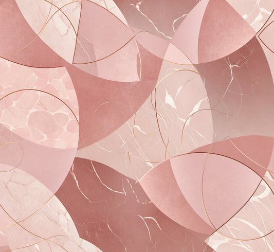 Tovaglia da tavola Antimacchia, Copritavolo da Cucina Geo - Cerchio Rosa