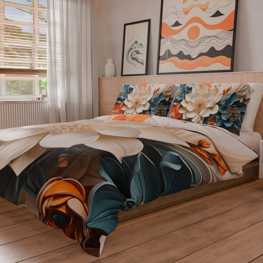 Housse de couette Double, Simple, Une place et demie, Floral 05-10