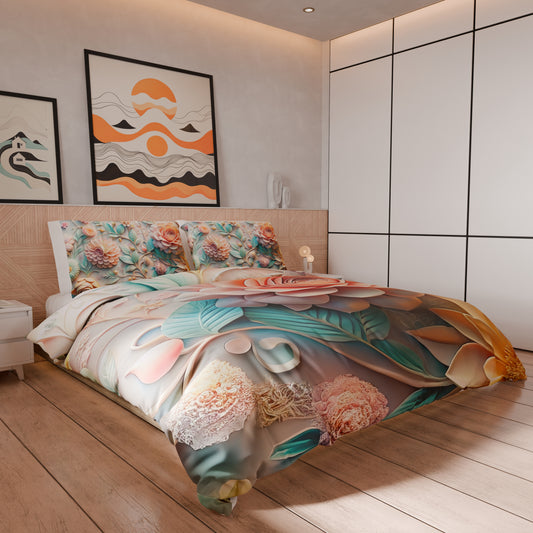 Housse de couette Double, Simple, Une place et demie, Floral 05-11