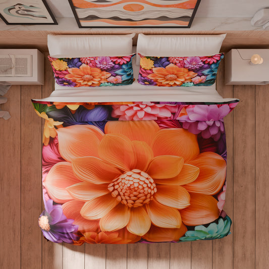 Housse de couette Double, Simple, Une place et demie, Floral 05-12