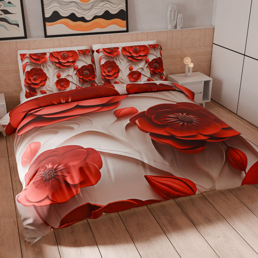 Housse de couette Double, Simple, Une place et demie, Floral 05-14