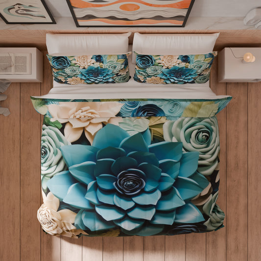 Housse de couette Double, Simple, Une place et demie, Floral 05-15