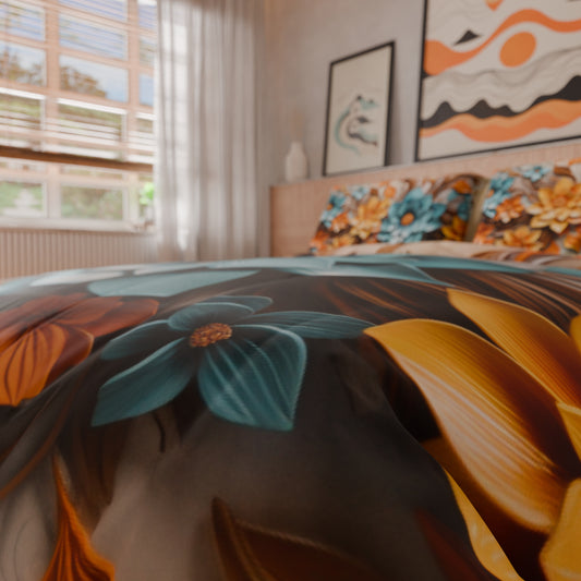 Housse de couette Double, Simple, Une place et demie, Floral 05-16