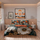 Housse de couette Double, Simple, Une place et demie, Floral 05-18