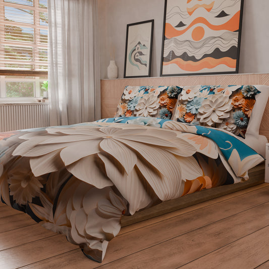 Housse de couette Double, Simple, Une place et demie, Floral 05-5
