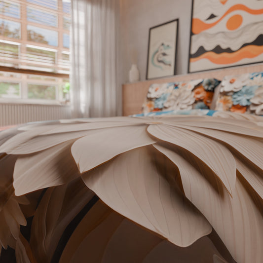 Housse de couette Double, Simple, Une place et demie, Floral 05-5