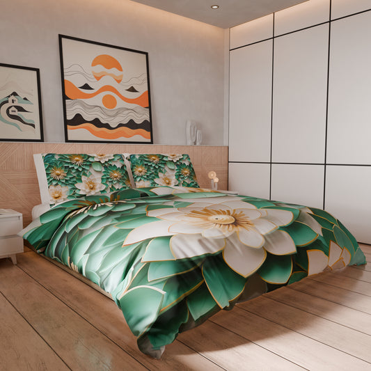 Housse de couette Double, Simple, Une place et demie, Floral 05-7