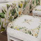 Coussins pour Chaises avec Élastique Housse de Chaise en Impression Numérique Botanique