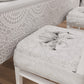 Coussins pour Chaises avec Élastique Housses de Chaise en Impression Numérique Noeud Gris