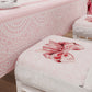 Coprisedia con Elastico Fiocco Rosa | Stampa Digitale 4K | Set 2 o 6 Pz