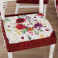 Coussins pour chaises avec élastique Housse de chaise en impression numérique Florale-07